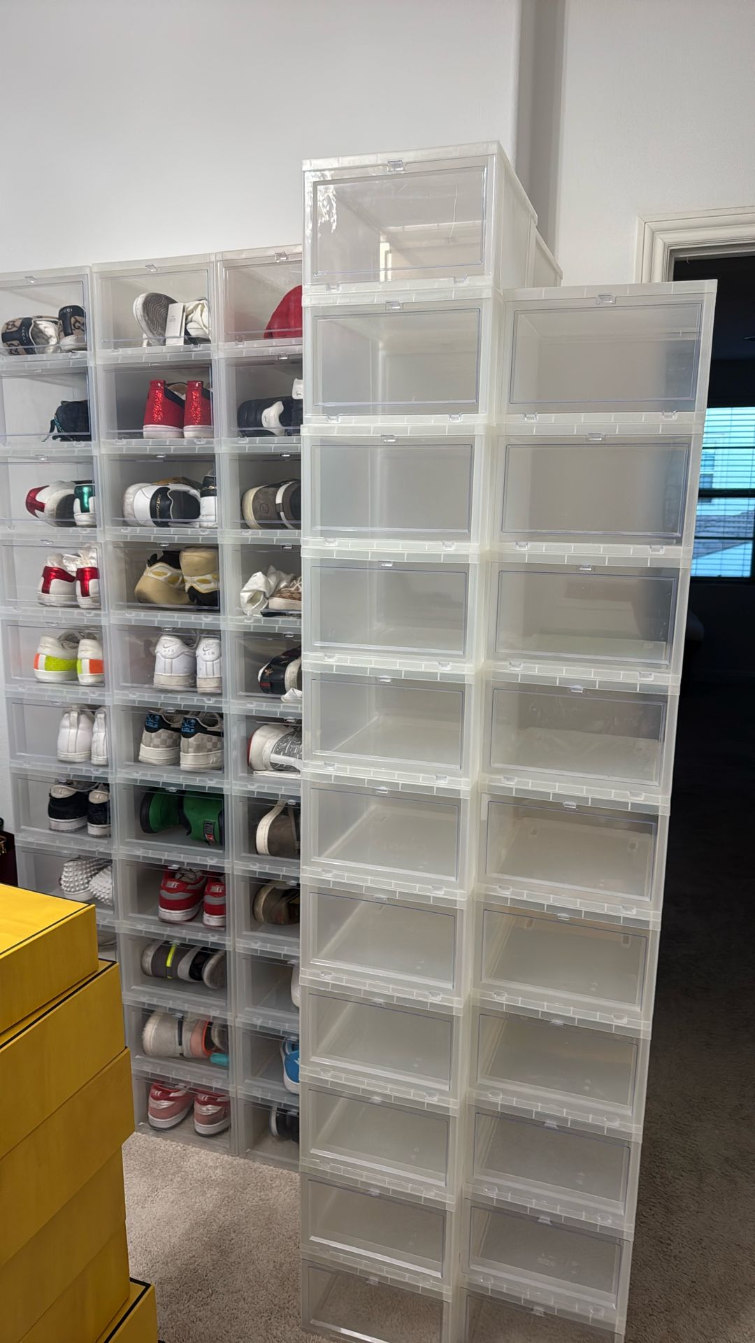 Clear Shoe Storage Boxes