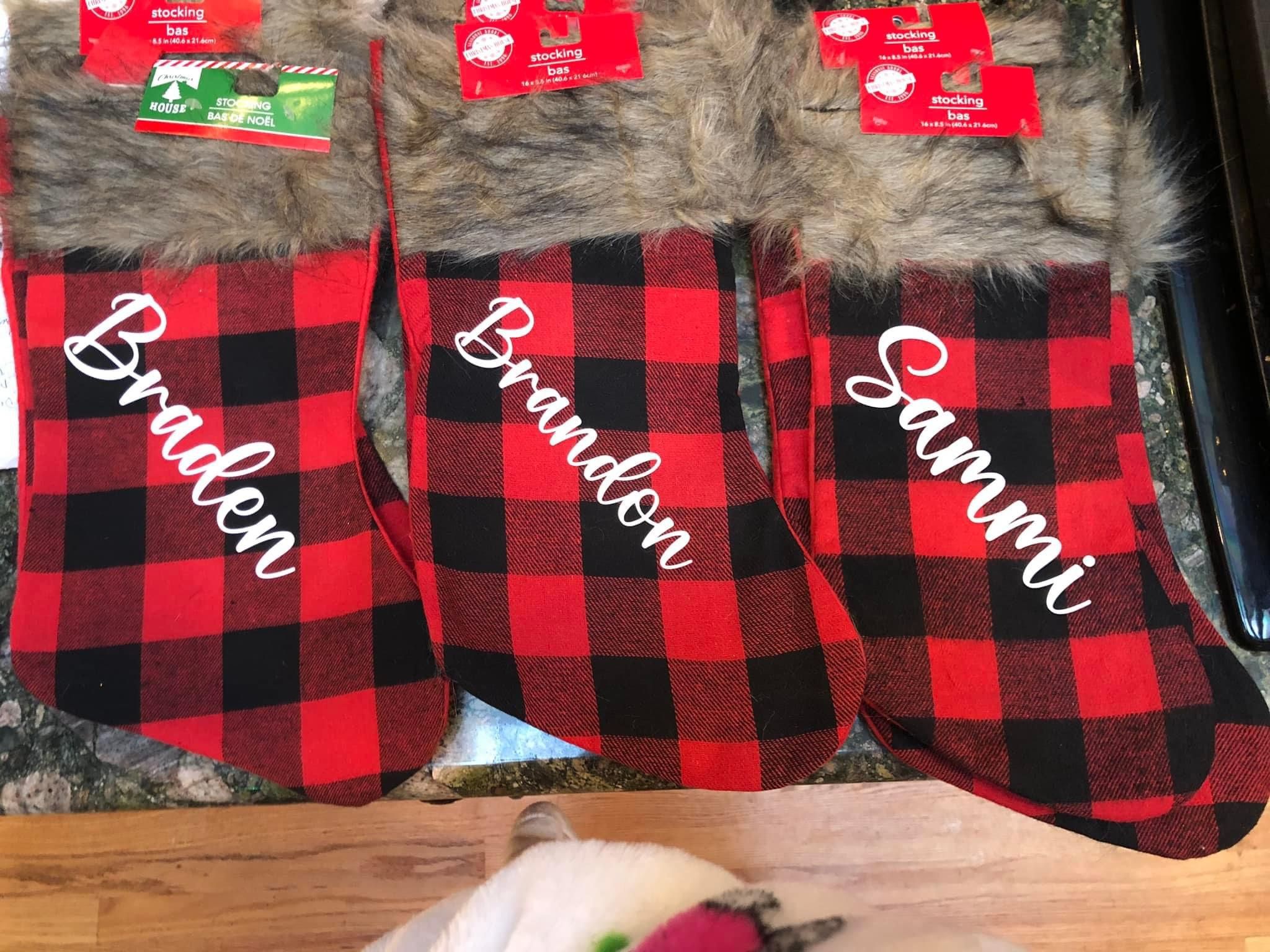 Personalize Christmas Stockings