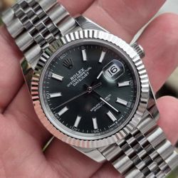 (400$)Rolex Datejust 41 Green Dial Fluted Bezel Jubilee Bracelet 126334 41mm