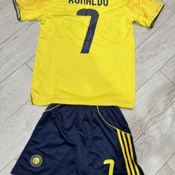Cristiano Ronaldo Jersey And Shorts Ai Nassr Adult Size