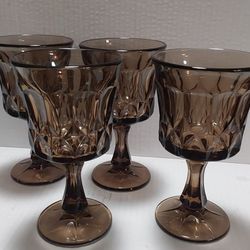 Vintage  - Noritake Wine/ Water Goblet Pedestal Glasses (4)