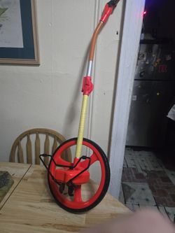 Tape Measurer Rolling Wheel With ft.clock Counter.