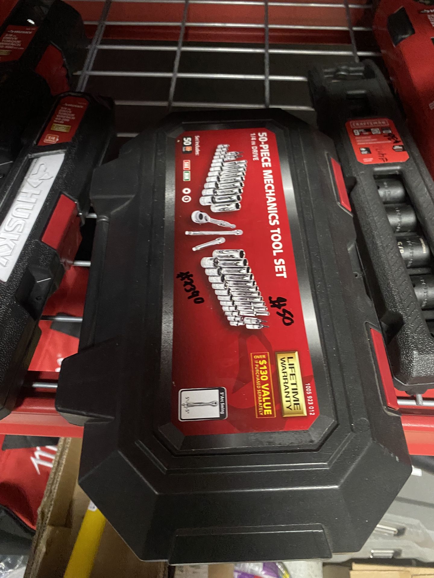 Husky 50 Piece Mechanics Tool Set 