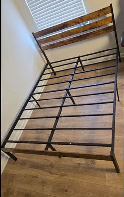 Brand new Queen or Full  bed frame with headboard