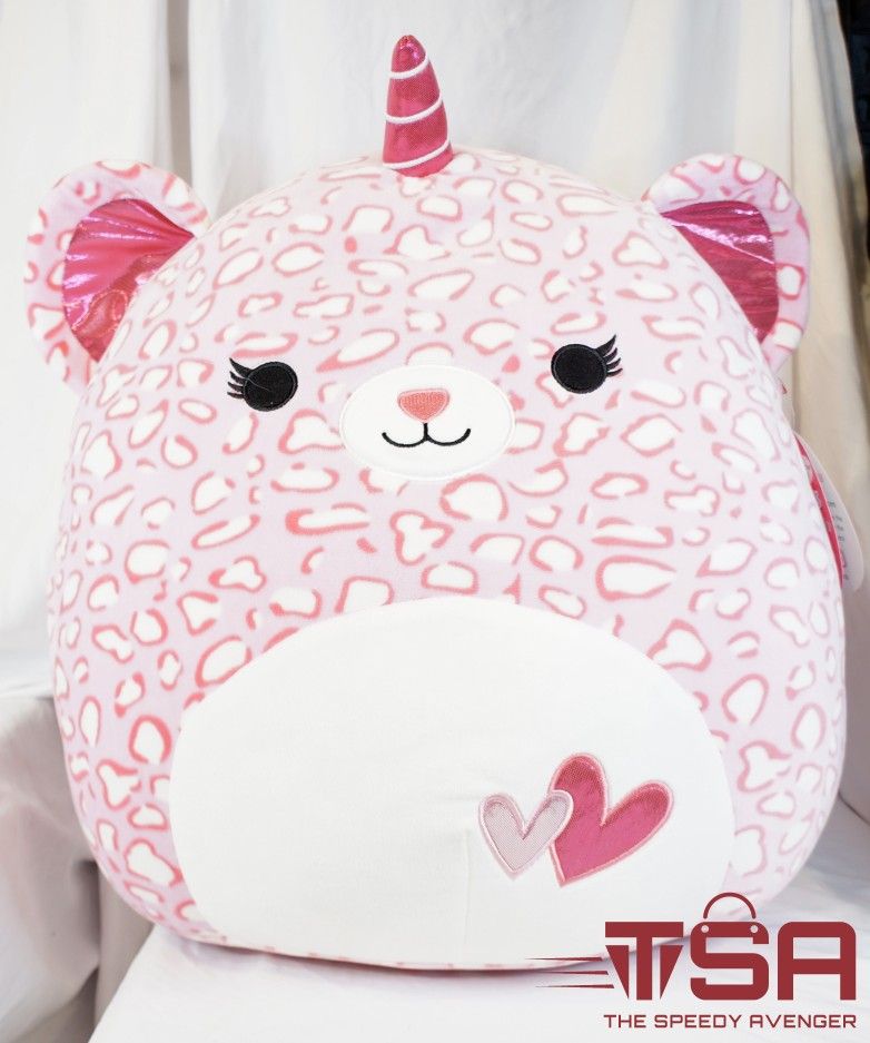 Squishmallow Doreen 16" Valentine's Day 2021 Cheetahcorn Plush