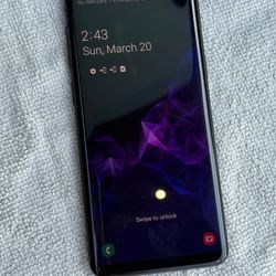 Samsung Galaxy S9  , Factory Unlocked,  Excellent Condition Like New 