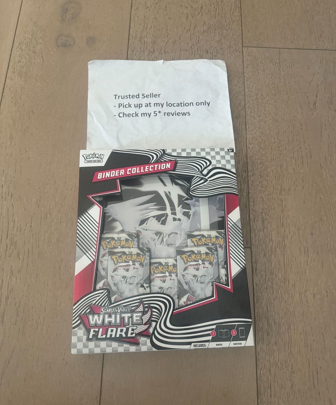 Pokemon Pokmon scarlet & violet white flare SV10.5 binder collection unova Pokemon Pokmon scarlet & violet white flare SV10.5 binder collection unova
