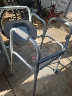 Free walker and toilet seat