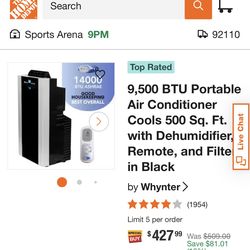 Whynter portable AC unit