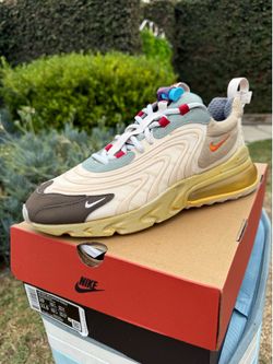 Nike AirMax 270 React Travis Scott Trails Size 10 DS