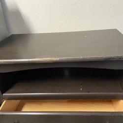 Brown 4 Drawer Tall Dresser 