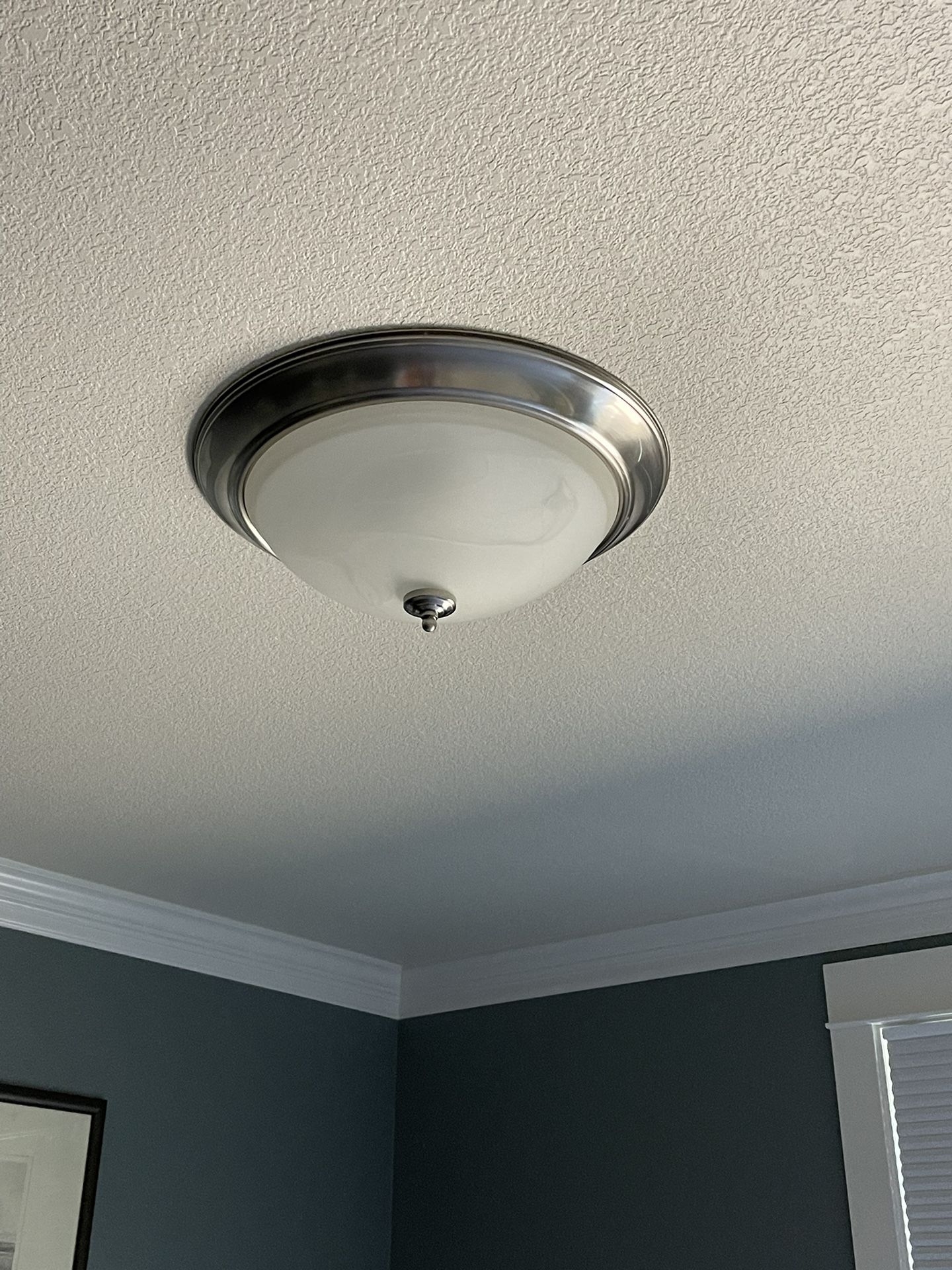 Set Of 2 Flush Mount Indoor Ceiling Light Fixtures
