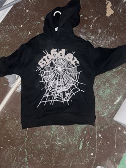 Black and white spider hoodie