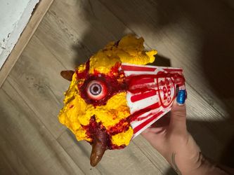Handmade Spooky popcorn