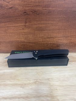 Pro-Tech Malibu Black Smooth Reverse Tanto