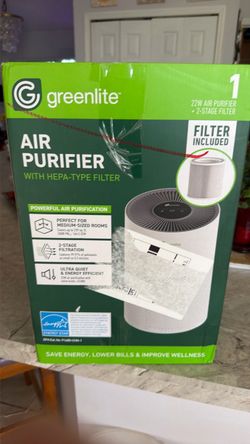 Greenlite 22W Air Purifier with HEPA-Type Filter – New in Box