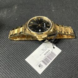 Men's Gold-Tone Stainless Steel Bracelet Watch 42mm