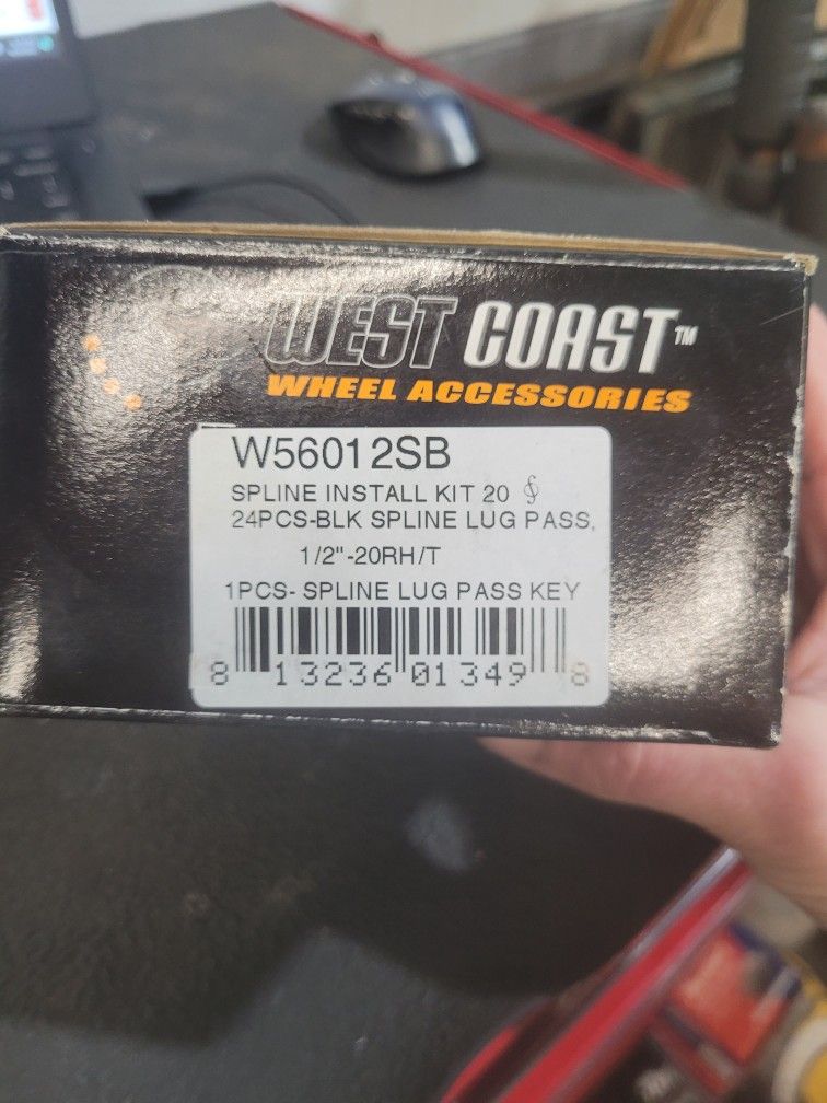 Brand New Spline Lug Luts.