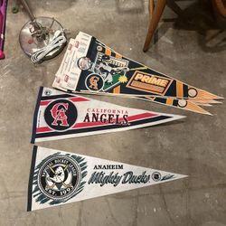 Vintage Sports Flags
