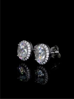 925 Moissanite Earrings