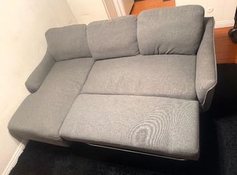 Sectional Sofa Bed w/ Chaise - Coverts into Bed - Must Go Asap!