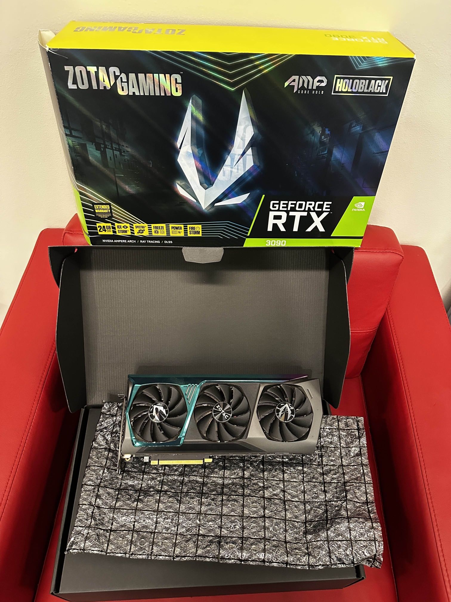 ZOTAC RTX 3090 AMP Core Holo 24GB GPU