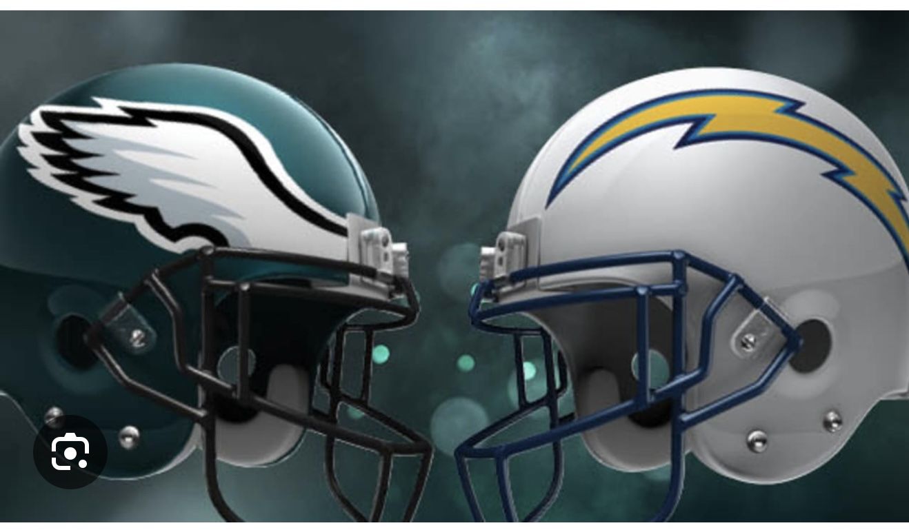 CHARGERS ⚡️VS EAGLES 🦅 MONDAY NIGHT!!! 12/8