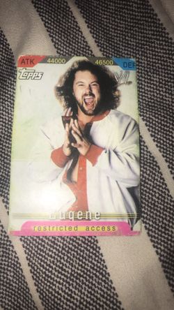 Eugene wwe card