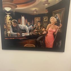 Painted& Framed Picture Of Celebrity’s