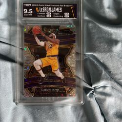 Lebrone James Graded Basketball Card 