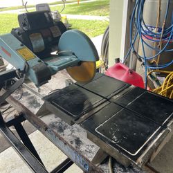 Target Tile Saw With Stand