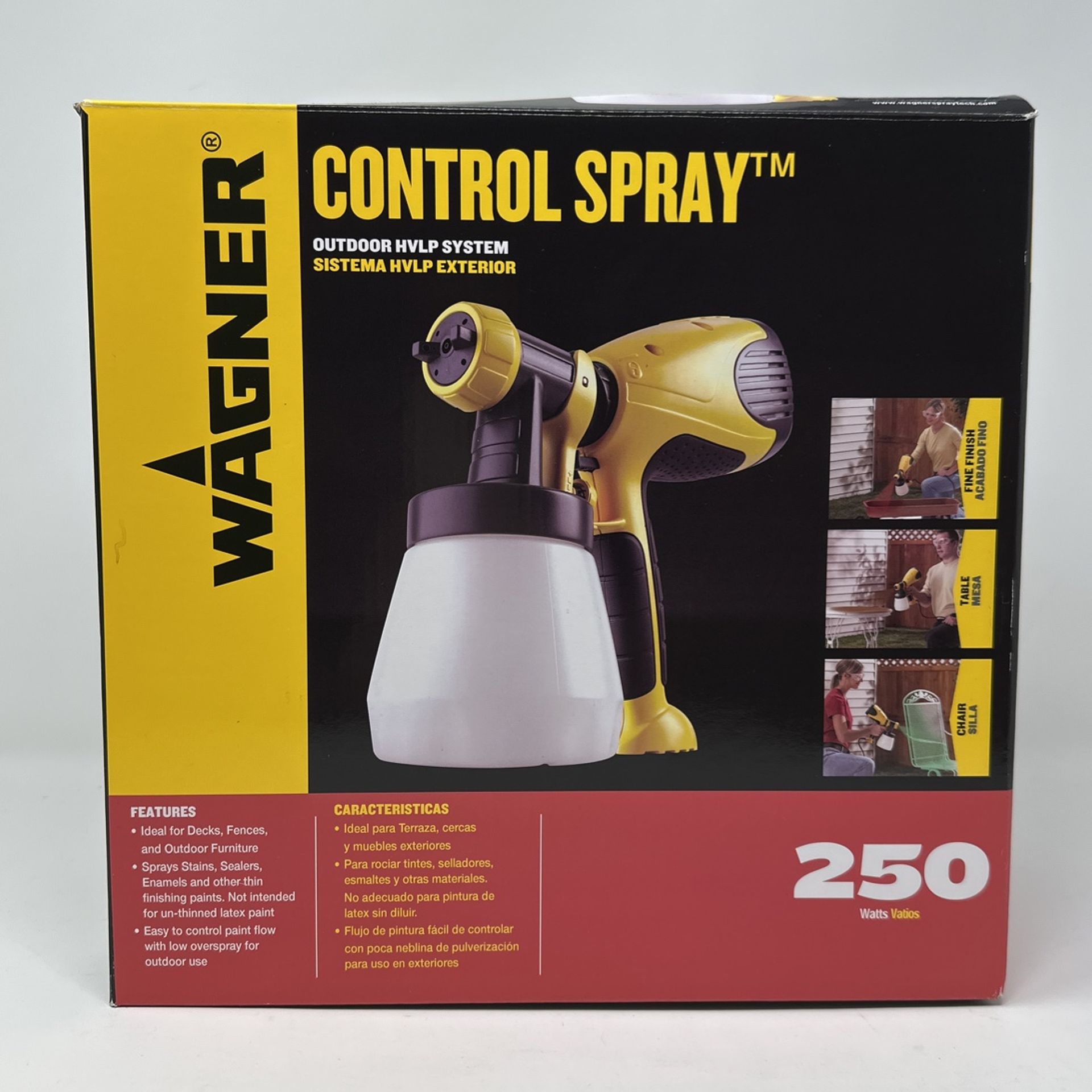 Wagner Control Spray 417005 HVLP Sprayer 3 Pattern Paint