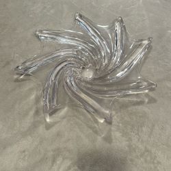Beautiful Vannes Le Chatel France Crystal Bowl