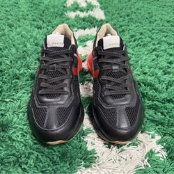 Size 8G / 8.5M - Gucci Rhyton Sneaker Black Red Green Reflective