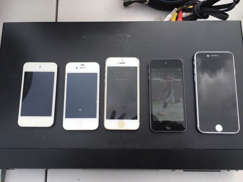 iPhone 4, 5, 6 and IPod 4, 5