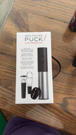 Wolfgang Puck Wine Opener Set – NEW in Box 🍷✨