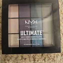 New- NYX Professional Makeup, Ultimate Multi Finish Shadow Pallet,  Concealer, Illuminating Powder, Sweet Cheeks Powder Blush, Powder Foundation Matte