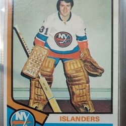 1974-75 Topps Hockey Billy Smith #82