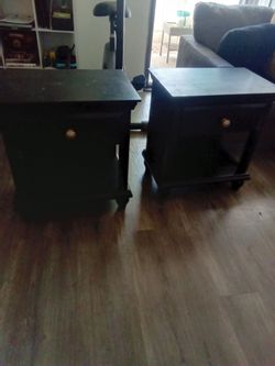 $60 CASH ONLY BLACK NIGHT STANDS