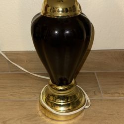 Lamp Gold And Black 