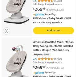 4 Moms Mamaroo Baby Swing 