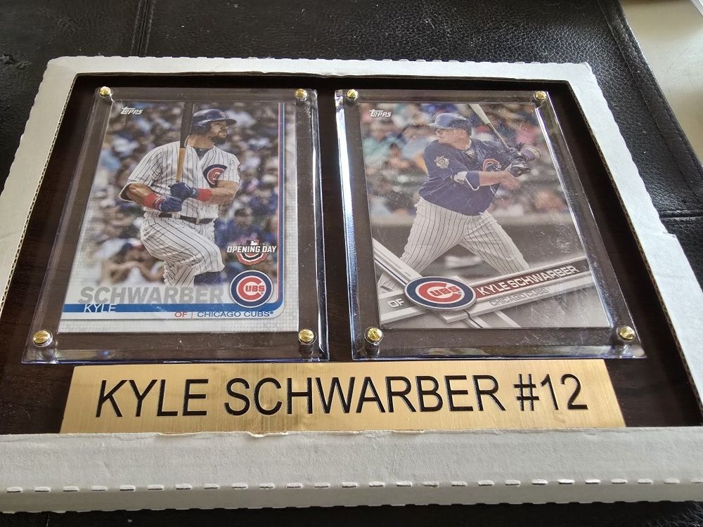 KYLE SCHWARBER BASEBALL CARDS FRAMED NEW