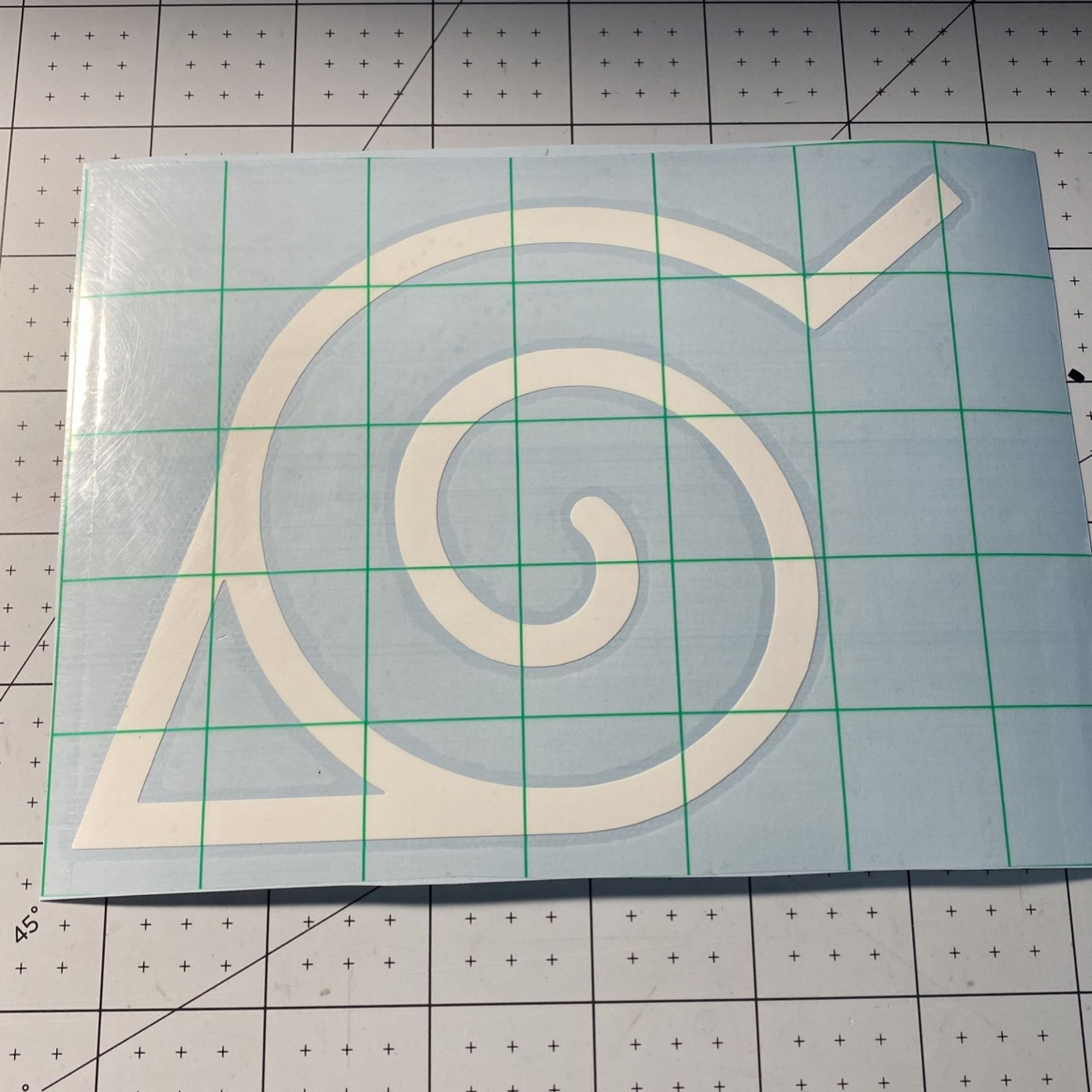 Naruto Konoha Aubu Anime Vynil Decal Sticker
