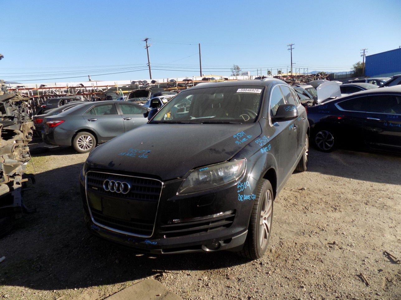 2008 Audi Q7 3.6 l (Parting Out) STOCK # 5509