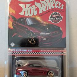 Hot Wheels RLC Red Line Club Nissan Skyline GT-R (BNR34) NISMO Red