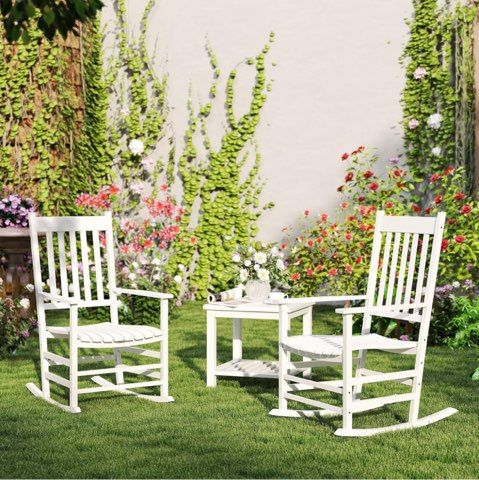 Outdoor Rocking Chair Set of 2(Jh2601)