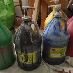 Tempera Paint, 5 Colors, Gallons