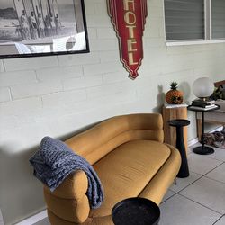 Mid century modern small sofa