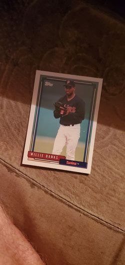 Willie banks baseball card