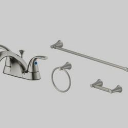 Bathroom Fauset And Towel Set